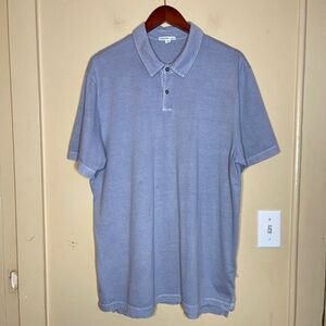 James Perse Light Blue Polo Shirt